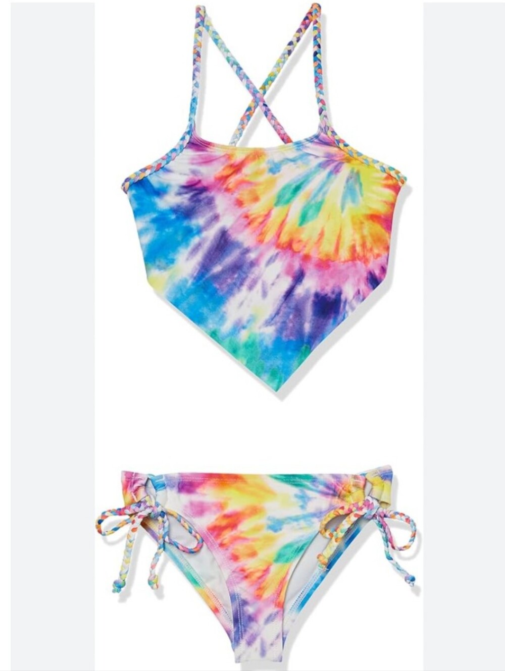Hobie Girls Tie-Dye Two-Piece Swimsuit